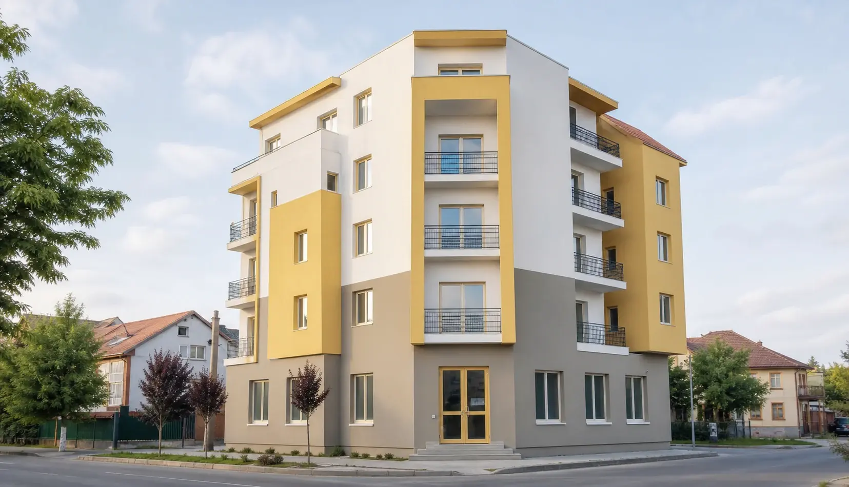 Bloc de locuințe P+4 din Beiuș